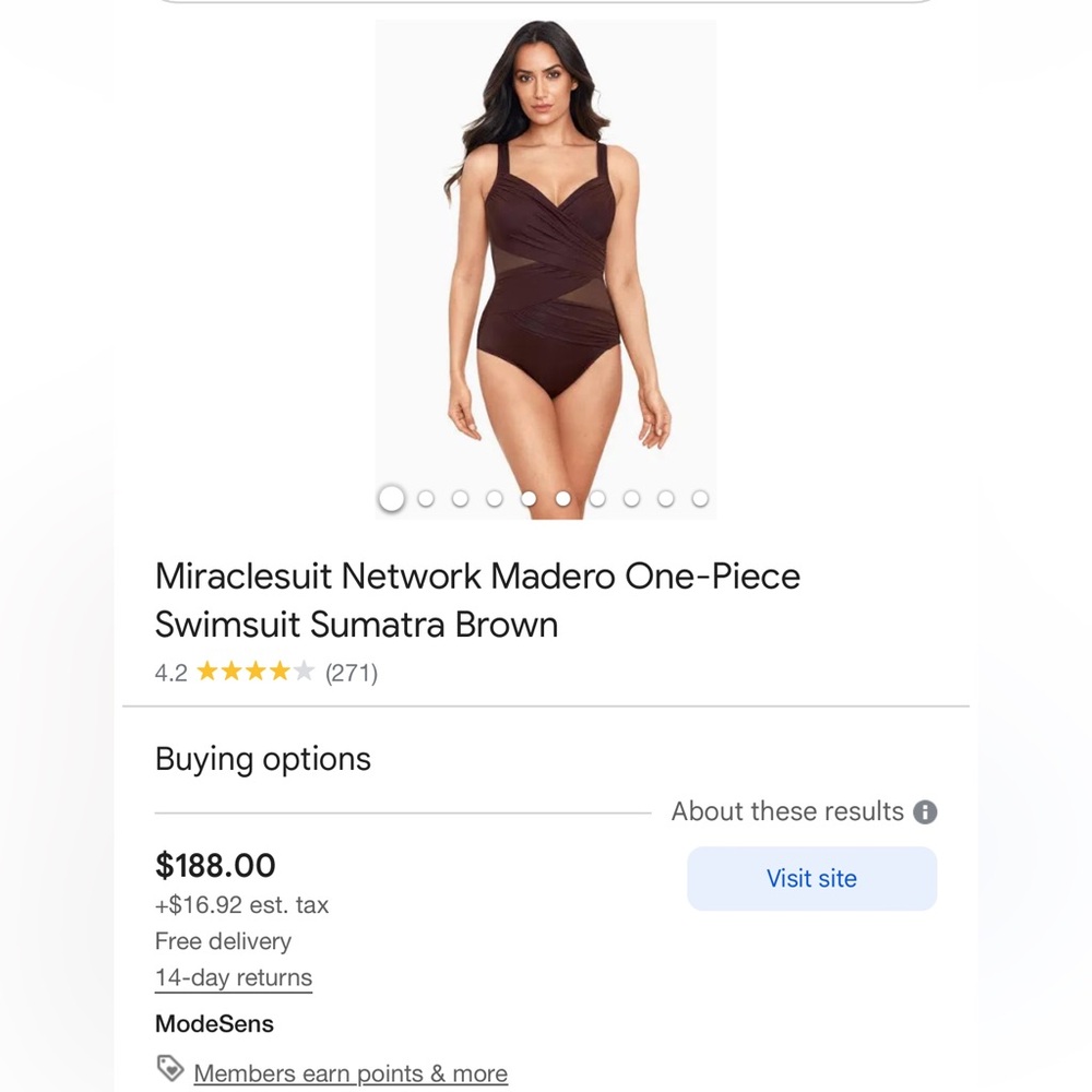 Miriclesuit size 12- black